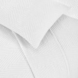 Aswan Cotton Medium Weight Textured Modern Chevron Woven Coverlet - Coverlet by Superior Brand