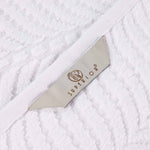 Chevron Zero Twist Solid and Jacquard Soft Cotton 12 Piece Towel Set - Towel Set by Superior Brand