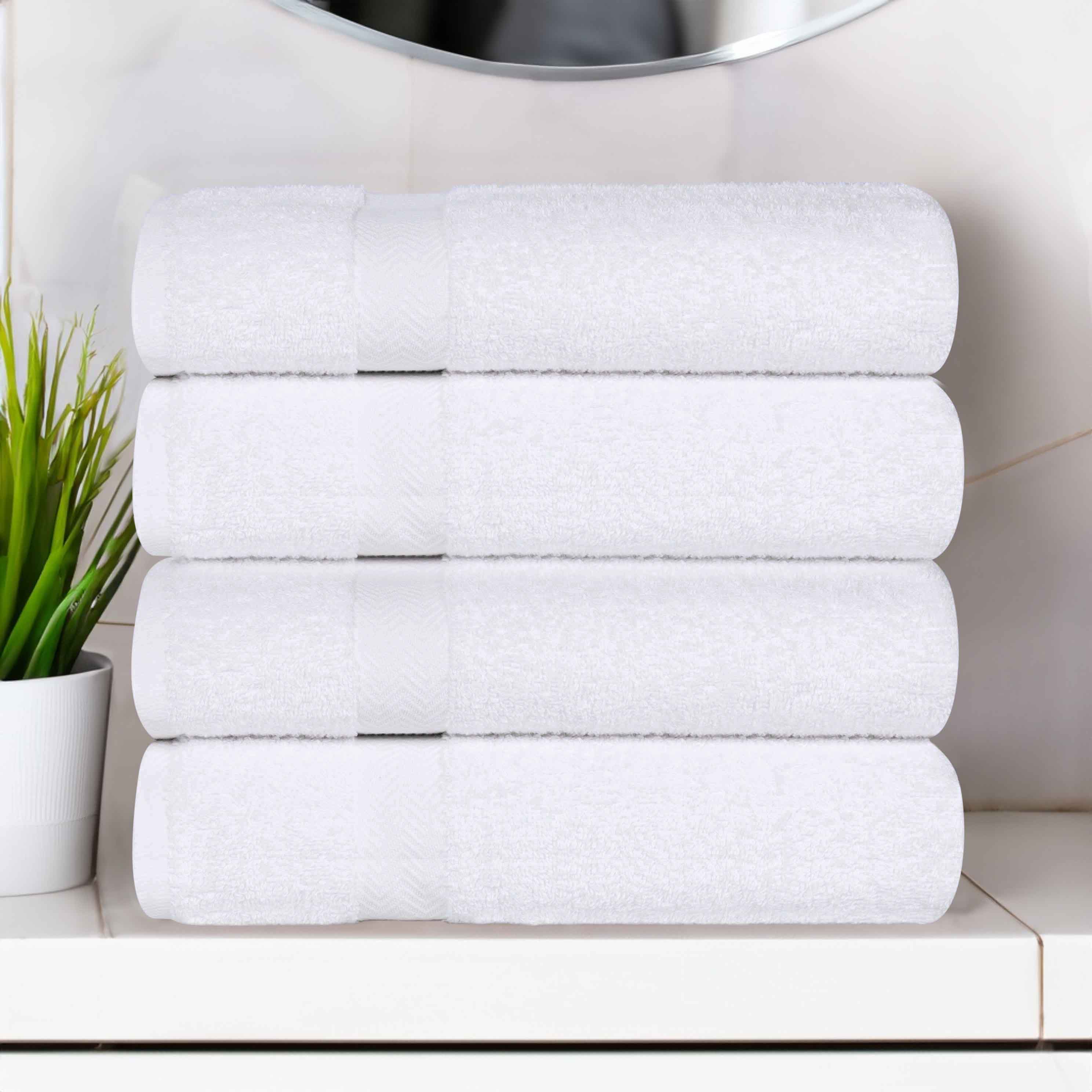 Cotton Highly Absorbent Eco-Friendly Quick Dry Bath Towel Set of 4 - Bath Towel by Superior Brand