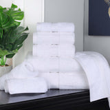Madison Egyptian Cotton Plush Heavyweight 8 Piece Towel Set - Egyptian Cotton Towel Set by Superior Brand