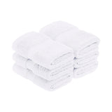 Egyptian Cotton Madison Face Towel Set of 6 - Egyptian Cotton Face Towel by Superior Brand