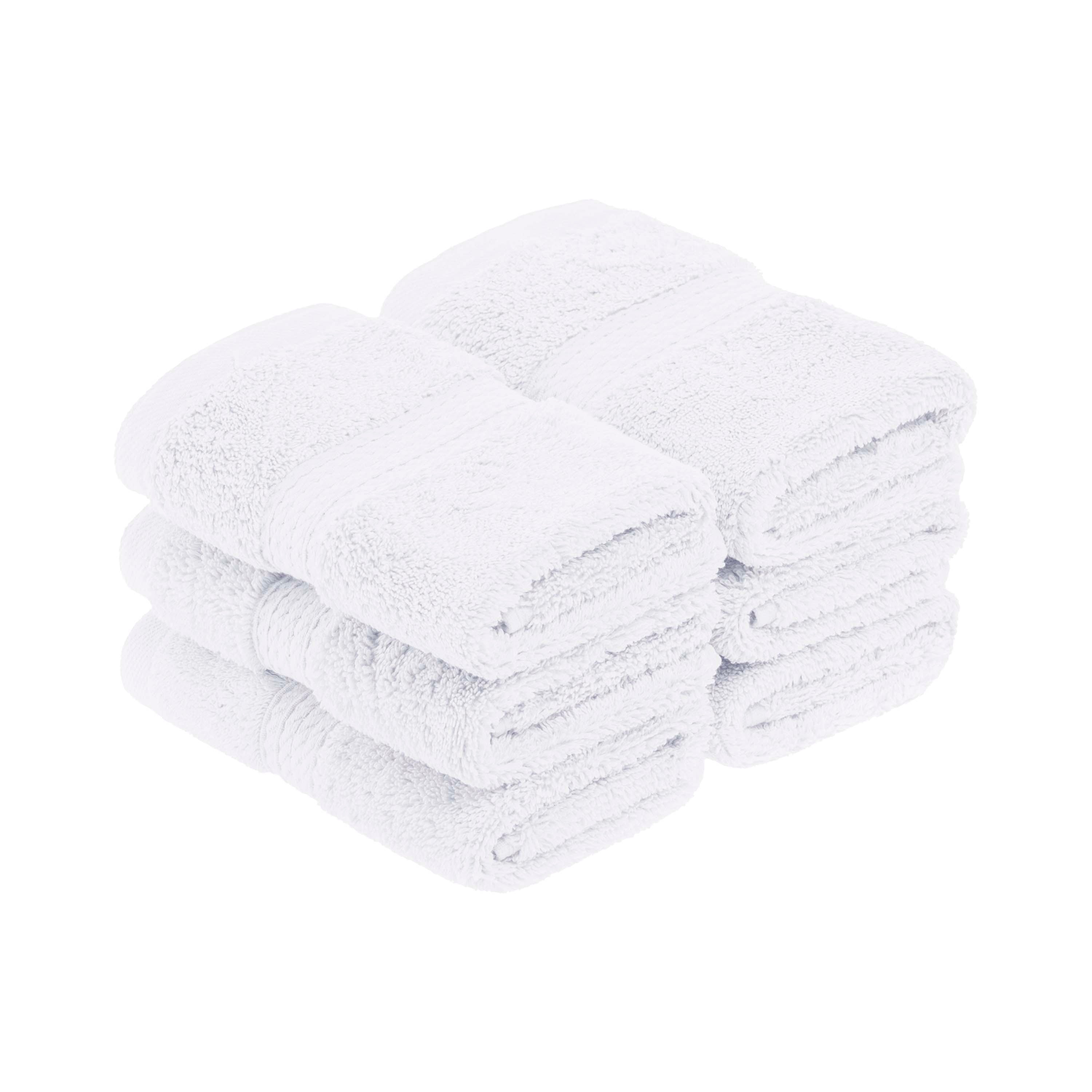 Egyptian Cotton Madison Face Towel Set of 6 - Egyptian Cotton Face Towel by Superior Brand