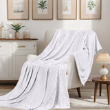 Fleece Plush Medium Weight Fluffy Soft Decorative Polka Dot Blanket - Blanket by Superior Brand