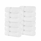Niles Egyptian Giza Cotton Ultra Plush Face Towel Set 12 Piece - Egyptian Cotton Face Towel by Superior Brand