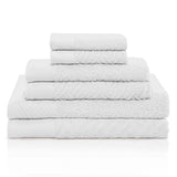 Egyptian Cotton Basketweave Towel Set 6 Piece - Egyptian Cotton Towel Set by Superior Brand