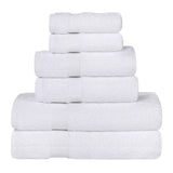 6 Piece Cotton Eco-Friendly Soft Absorbent Towel Set - Towel Set by Superior Brand