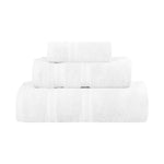 Smart Dry Zero Twist Cotton Medium Weight 3 Piece Assorted Towel Set - Towel Set by Superior Brand