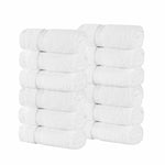 Egyptian Giza Cotton Plush Soft Towel Set 12 Piece - Egyptian Cotton Towel Set by Superior Brand