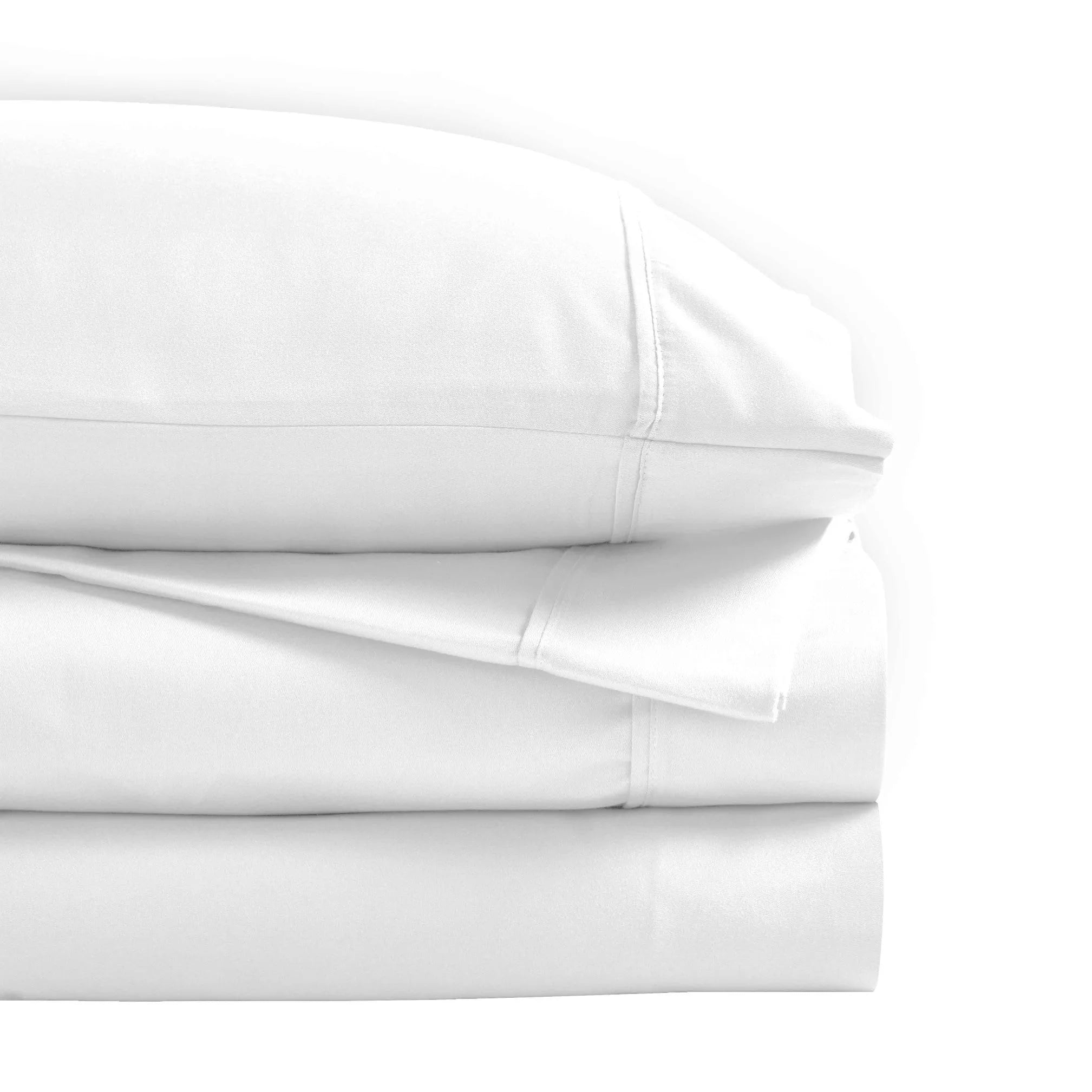 1200 Thread Count Cotton Rich Bed Sheet Set Solid Deep Pocket - Sheet Set by Superior Brand