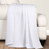Aswan Cotton Medium Weight Textured Modern Chevron Woven Coverlet - Coverlet by Superior Brand
