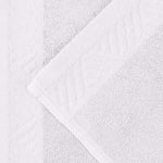 Egyptian Cotton Basketweave Solid Towel Set 3 Piece - Egyptian Cotton Towel Set by Superior Brand