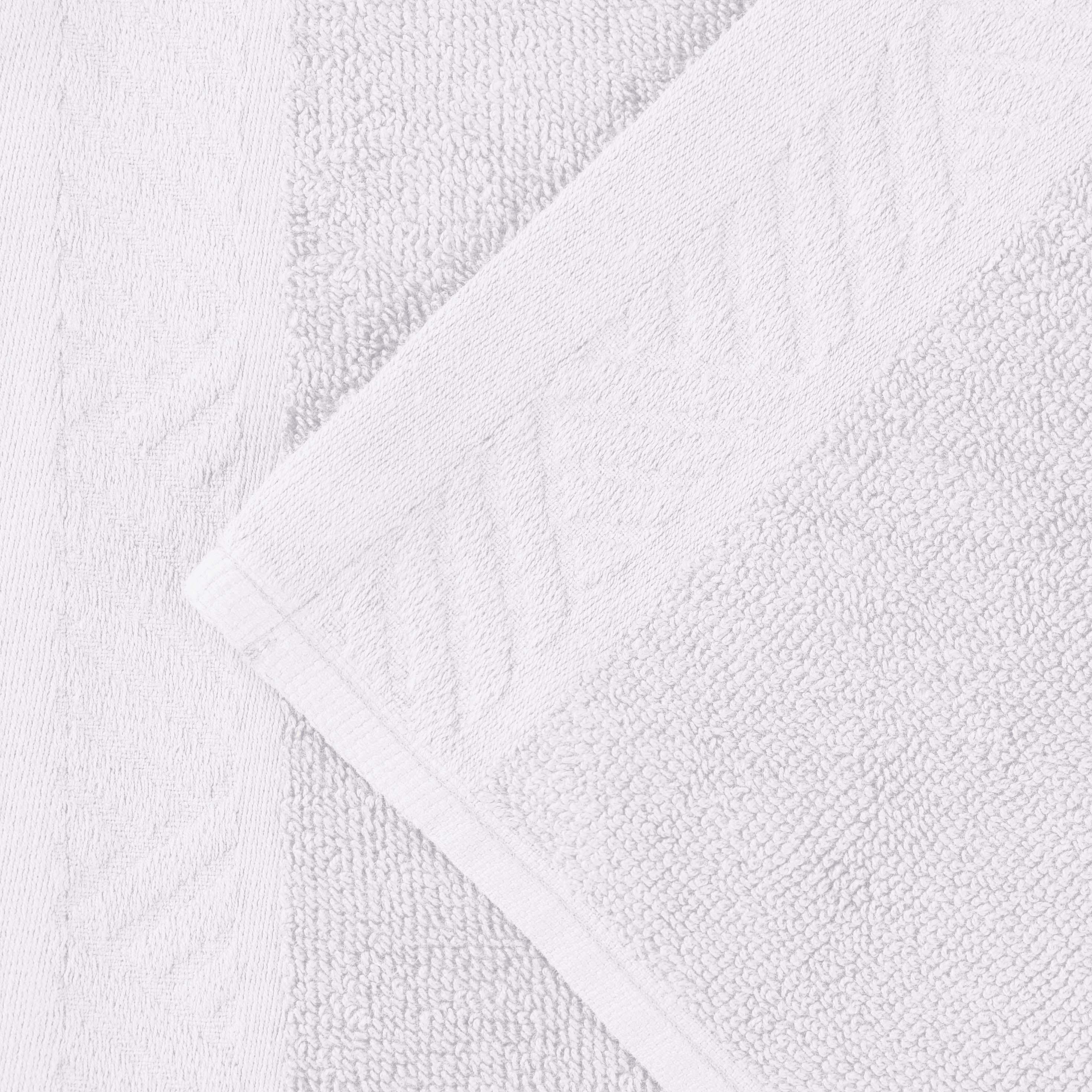 Egyptian Cotton Basketweave Solid Towel Set 3 Piece - Egyptian Cotton Towel Set by Superior Brand