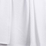 Aswan Cotton Medium Weight Textured Modern Chevron Woven Coverlet - Coverlet by Superior Brand