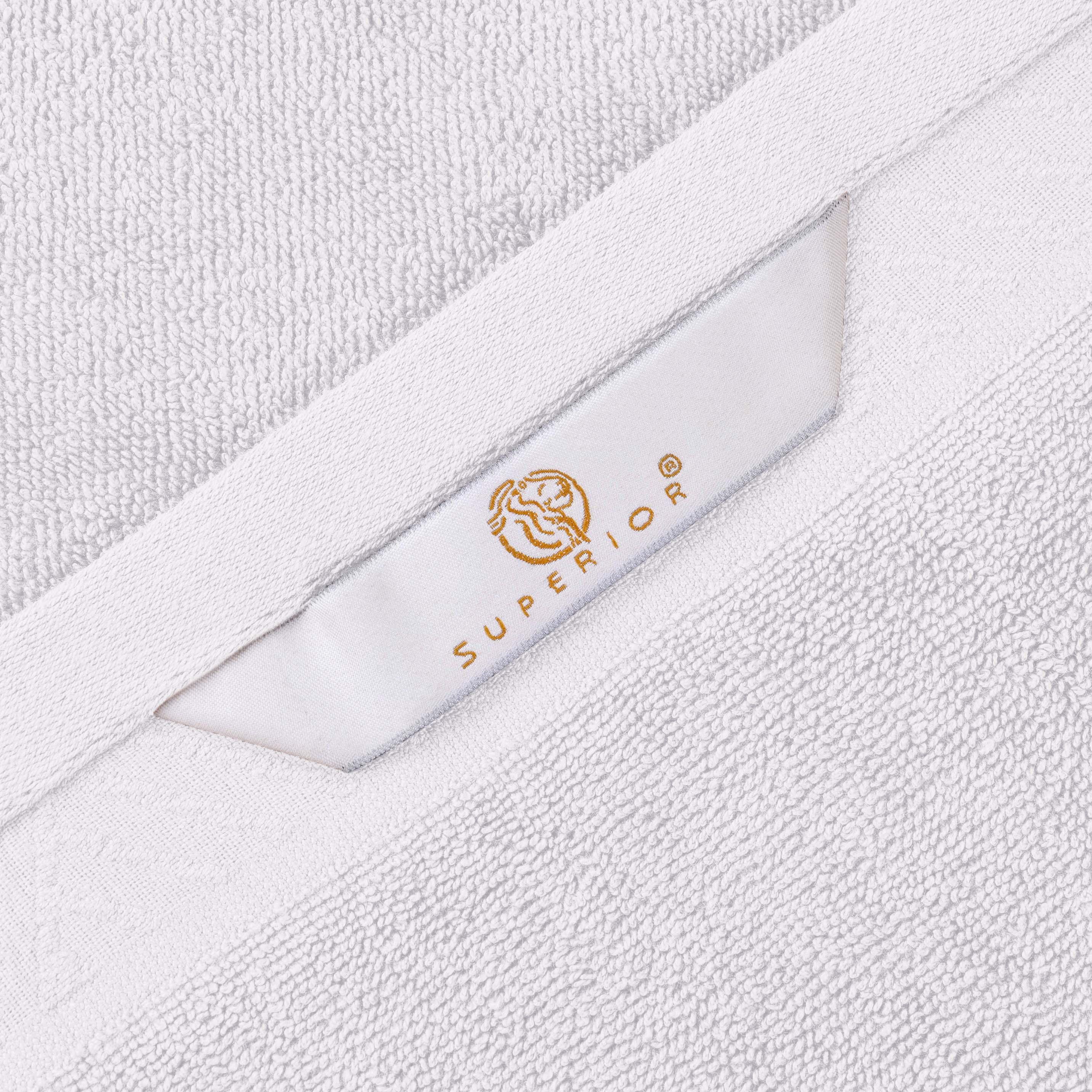 Egyptian Cotton Basketweave Solid Towel Set 3 Piece - Egyptian Cotton Towel Set by Superior Brand