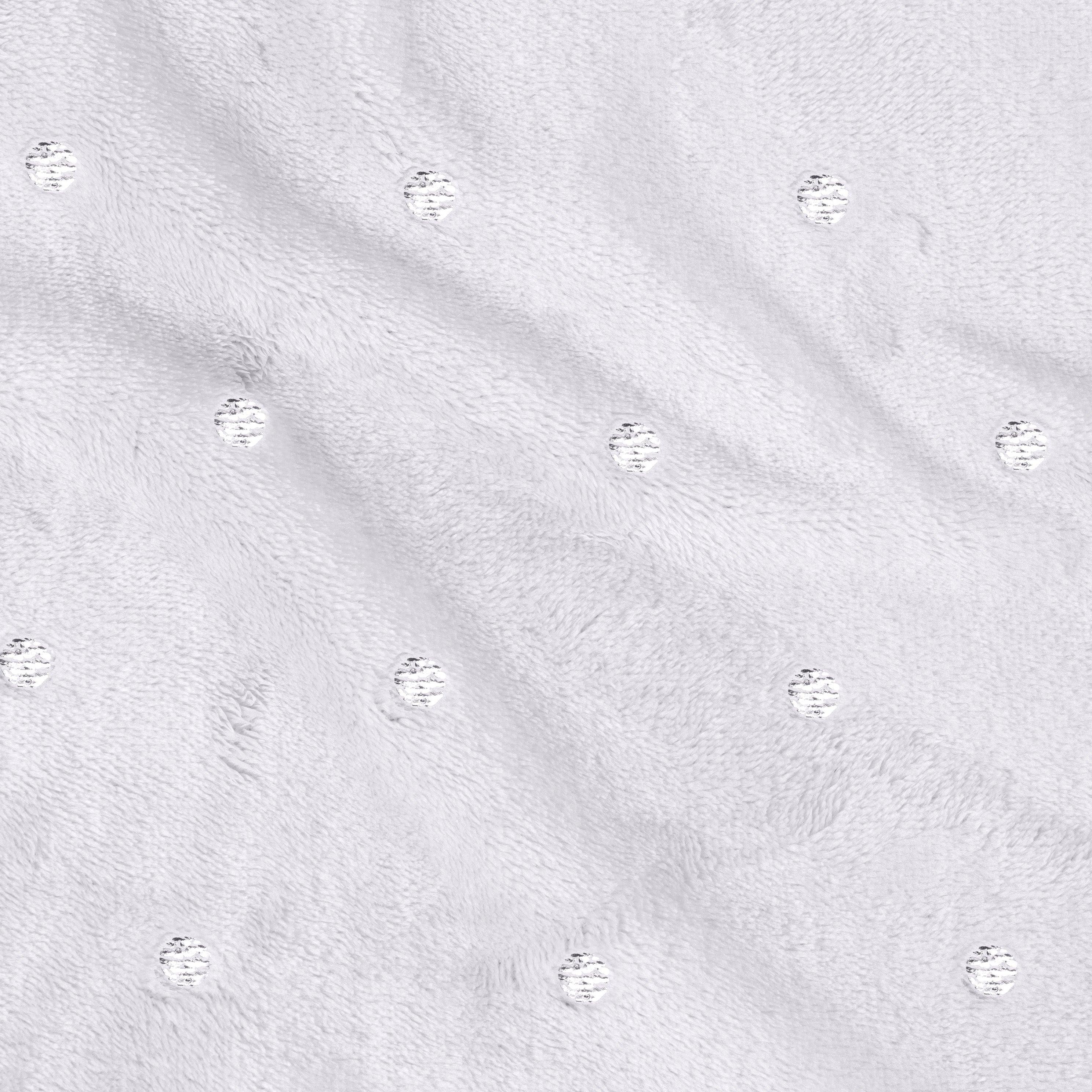 Fleece Plush Medium Weight Fluffy Soft Decorative Polka Dot Blanket - Blanket by Superior Brand