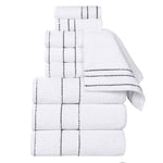 Niles Egyptian Giza Cotton Plush Towel Set 9-Piece - Egyptian Cotton Towel Set by Superior Brand