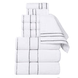 Niles Egyptian Giza Cotton Plush Towel Set 9-Piece - Egyptian Cotton Towel Set by Superior Brand