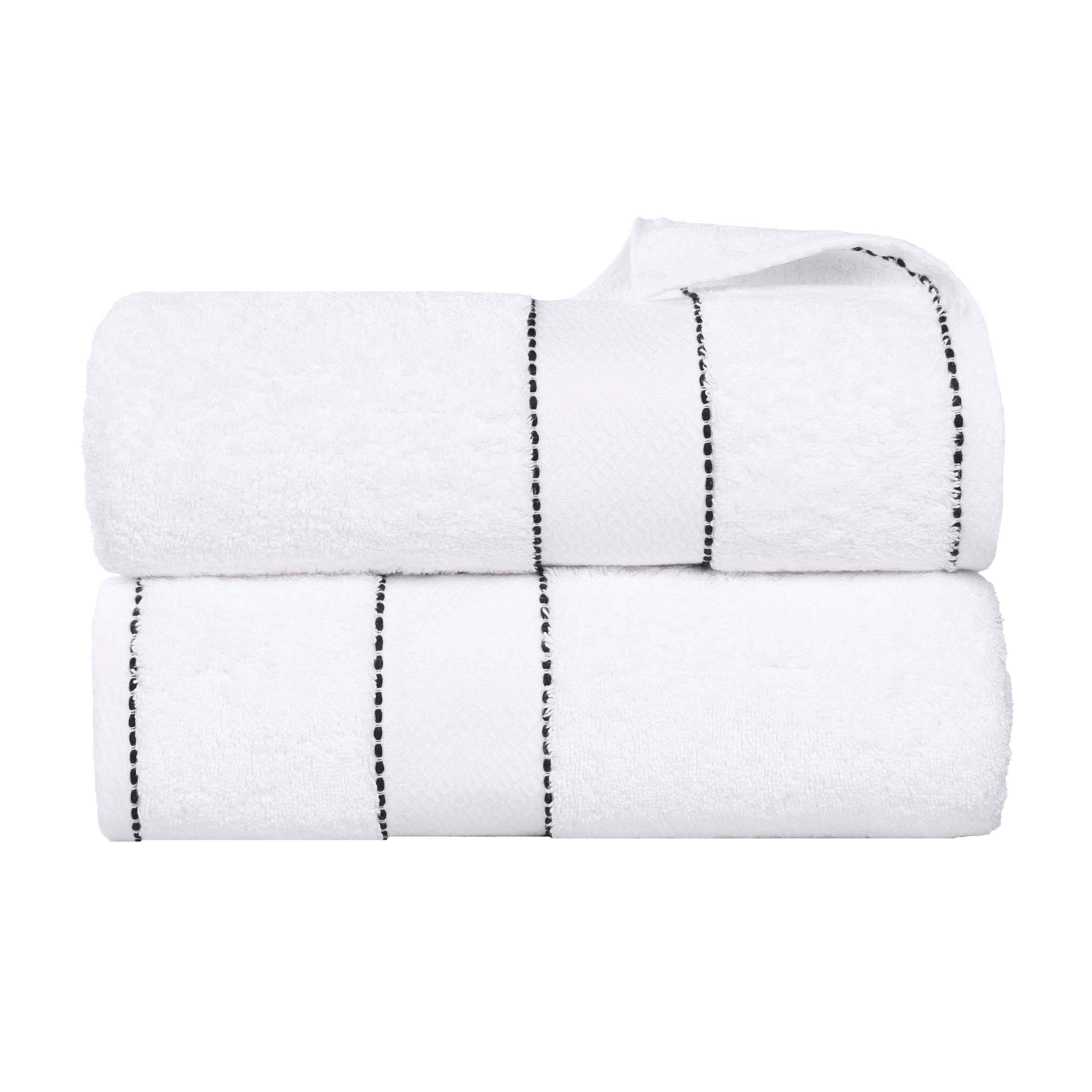 Niles Egyptian Giza Cotton Plush Thick Absorbent Bath Sheet Set of 2 - Bath Sheet by Superior Brand