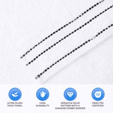 Egyptian Giza Cotton Plush Soft Towel Set 8 Piece - Egyptian Cotton Towel Set by Superior Brand