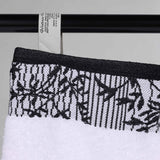 Wisteria Cotton Medium Weight Floral Jacquard Border 12 Piece Towel Set - Towel Set by Superior Brand