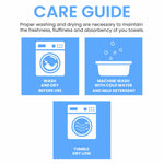 Egyptian Giza Cotton Plush Soft Towel Set 8 Piece - Egyptian Cotton Towel Set by Superior Brand