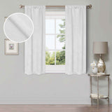 Waverly Geometric Washable Room Darkening Blackout Curtains, Set of 2 - Blackout Curtains by Superior Brand