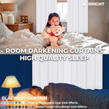 Solid Machine Washable Room Darkening Blackout Curtains, Set of 2 - Blackout Curtains by Superior Brand