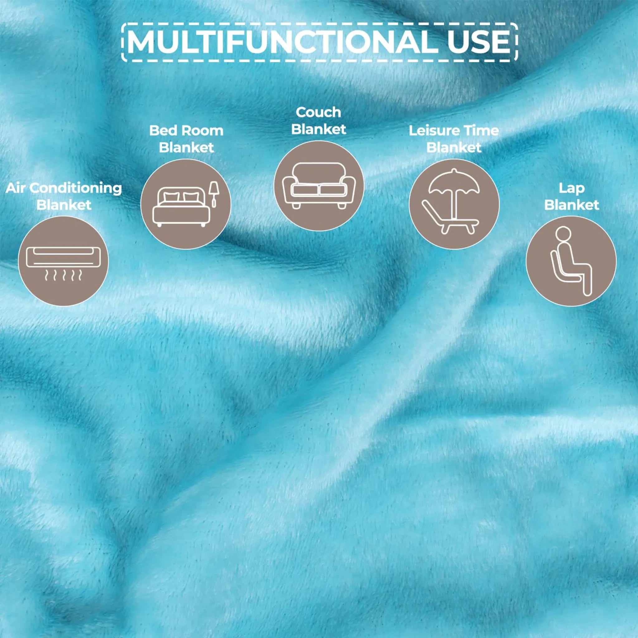 Superior Fleece Plush Medium Weight Fluffy Soft Decorative Throw - Blanket by Superior Brand