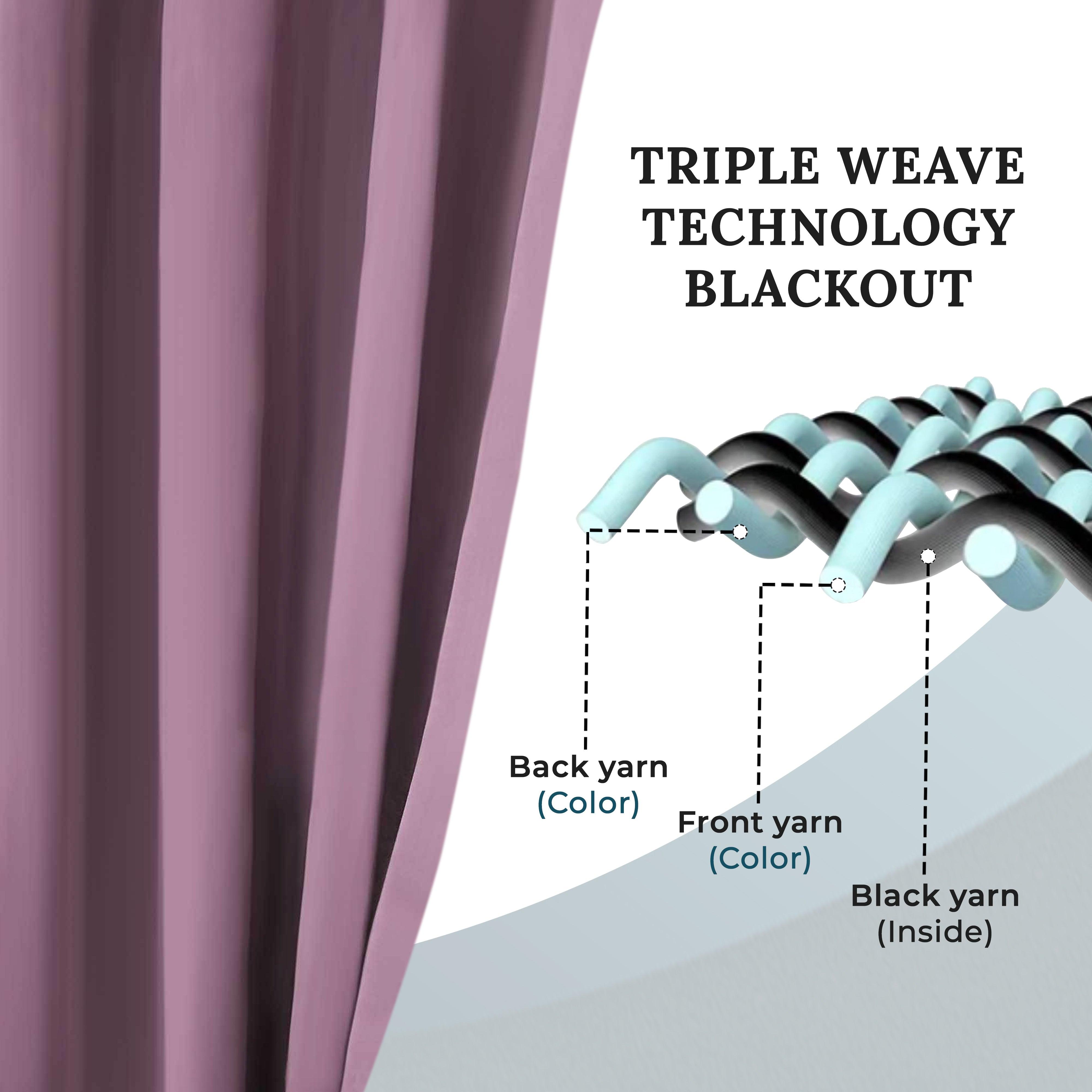 Solid Machine Washable Room Darkening Blackout Curtains, Set of 2 - Blackout Curtains by Superior Brand