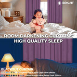 Solid Machine Washable Room Darkening Blackout Curtains, Set of 2 - Blackout Curtains by Superior Brand