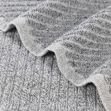 Amelia Cotton Blend Textured Diagonal Ribbed 3 Piece Towel Set - Towel Set by Superior Brand