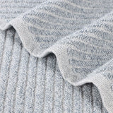 Amelia Cotton Blend Textured Diagonal Ribbed 3 Piece Towel Set - Towel Set by Superior Brand