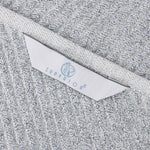 Amelia Cotton Blend Textured Diagonal Ribbed 3 Piece Towel Set - Towel Set by Superior Brand