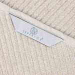 Amelia Cotton Blend Textured Diagonal Ribbed 3 Piece Towel Set - Towel Set by Superior Brand