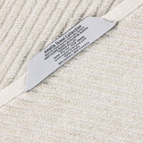 Amelia Cotton Blend Textured Diagonal Ribbed 3 Piece Towel Set - Towel Set by Superior Brand