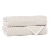 Cotton Blend Diagonal Rib Bath Towel Set of 2 - Bath Towel by Superior Brand