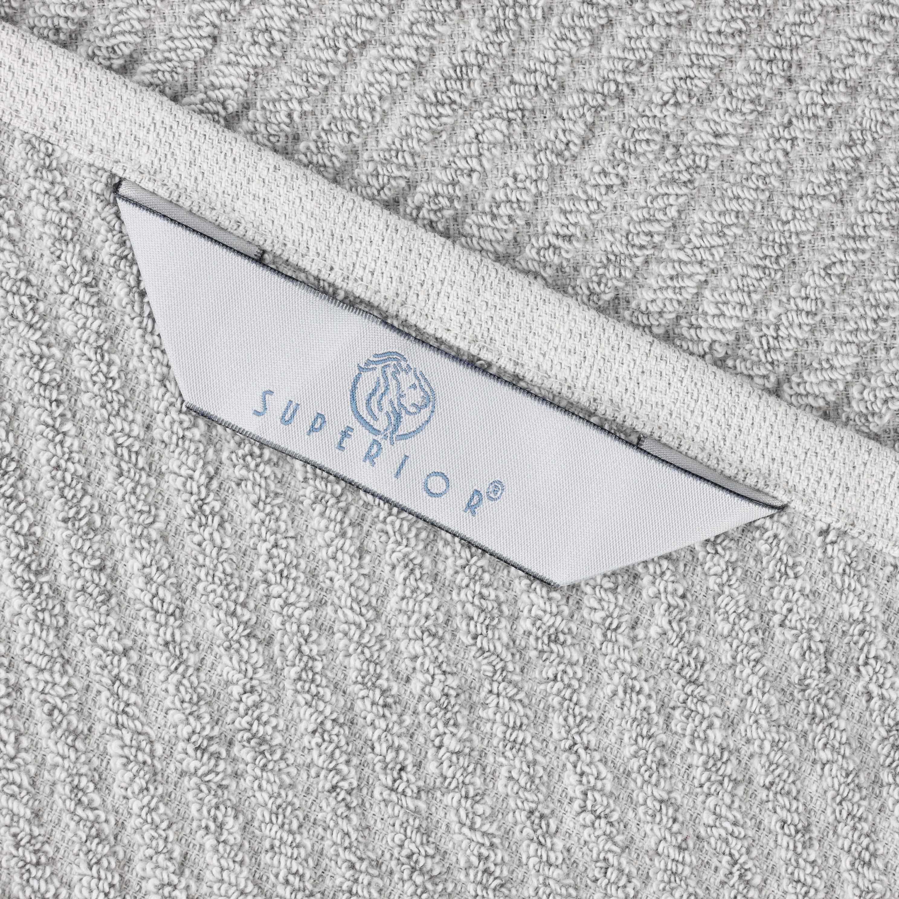 Cotton Blend Diagonal Rib Bath Towel Set of 2 - Bath Towel by Superior Brand