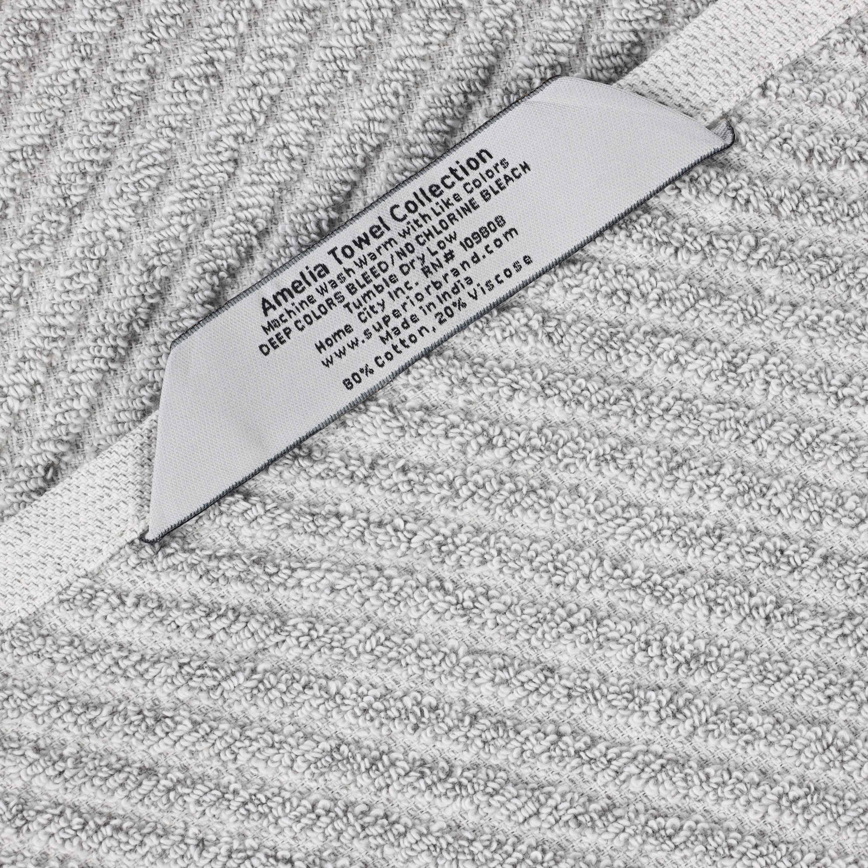 Cotton Blend Diagonal Rib Bath Towel Set of 2 - Bath Towel by Superior Brand