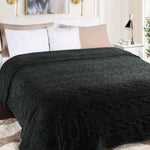 Fleece Blanket – Arctic Boho Knit Jacquard - Plush, Cozy Warmth - Blanket by Superior Brand
