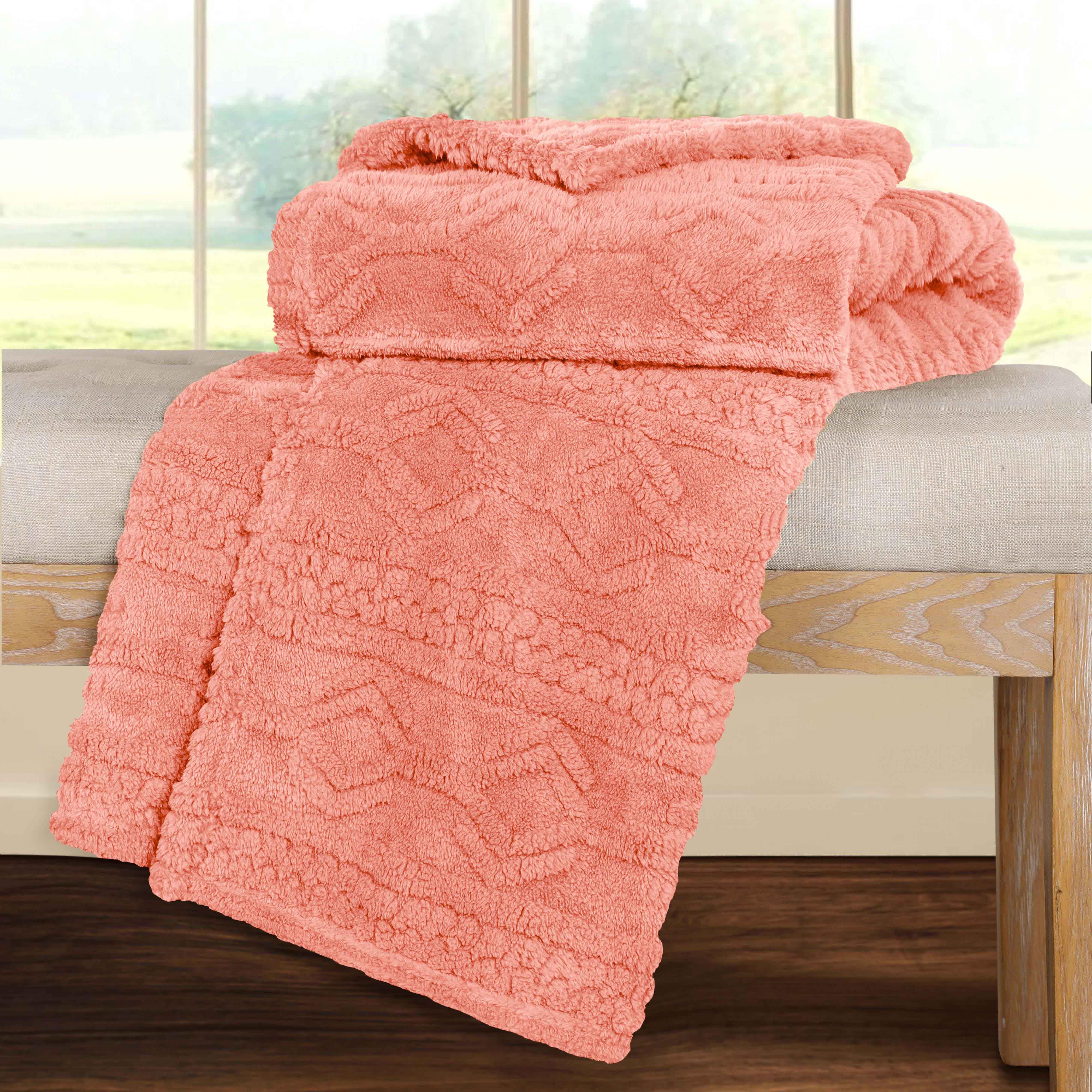 Fleece Blanket – Arctic Boho Knit Jacquard - Plush, Cozy Warmth - Blanket by Superior Brand