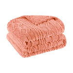 Fleece Blanket – Arctic Boho Knit Jacquard - Plush, Cozy Warmth - Blanket by Superior Brand