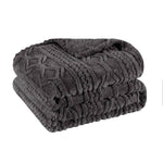 Fleece Blanket – Arctic Boho Knit Jacquard - Plush, Cozy Warmth - Blanket by Superior Brand