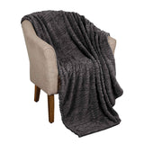 Fleece Blanket – Arctic Boho Knit Jacquard - Plush, Cozy Warmth - Blanket by Superior Brand