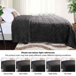 Fleece Blanket – Arctic Boho Knit Jacquard - Plush, Cozy Warmth - Blanket by Superior Brand