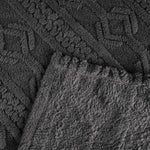 Fleece Blanket – Arctic Boho Knit Jacquard - Plush, Cozy Warmth - Blanket by Superior Brand
