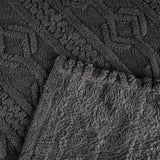 Fleece Blanket – Arctic Boho Knit Jacquard - Plush, Cozy Warmth - Blanket by Superior Brand