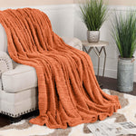Fleece Blanket – Arctic Boho Knit Jacquard - Plush, Cozy Warmth - Blanket by Superior Brand