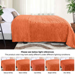 Fleece Blanket – Arctic Boho Knit Jacquard - Plush, Cozy Warmth - Blanket by Superior Brand