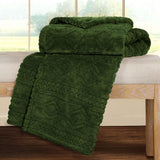 Fleece Blanket – Arctic Boho Knit Jacquard - Plush, Cozy Warmth - Blanket by Superior Brand