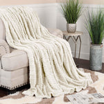 Fleece Blanket – Arctic Boho Knit Jacquard - Plush, Cozy Warmth - Blanket by Superior Brand